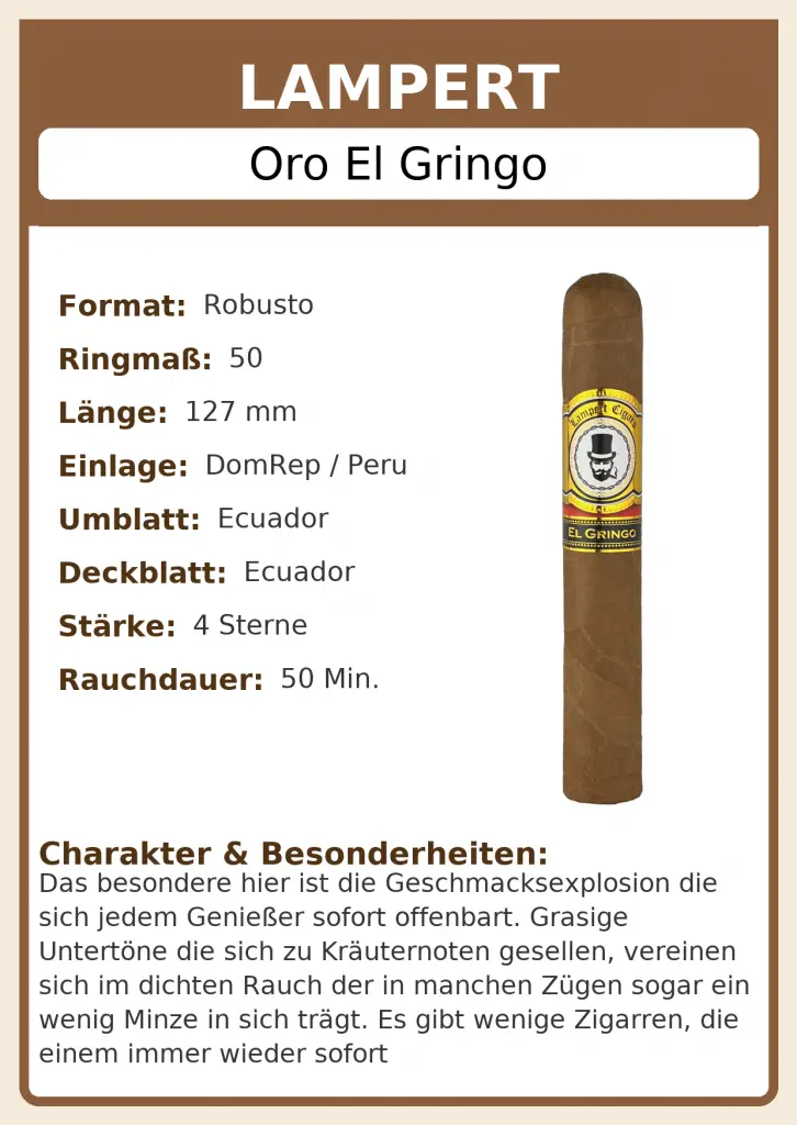 Lampert Cigars El Gringo
